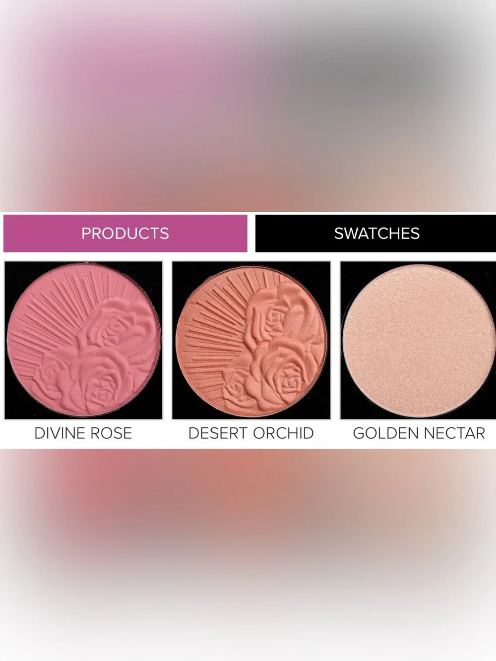 Pat McGrath Labs Divine Blush + Glow Trio Galactic Sun Blush & Highlighter New!!